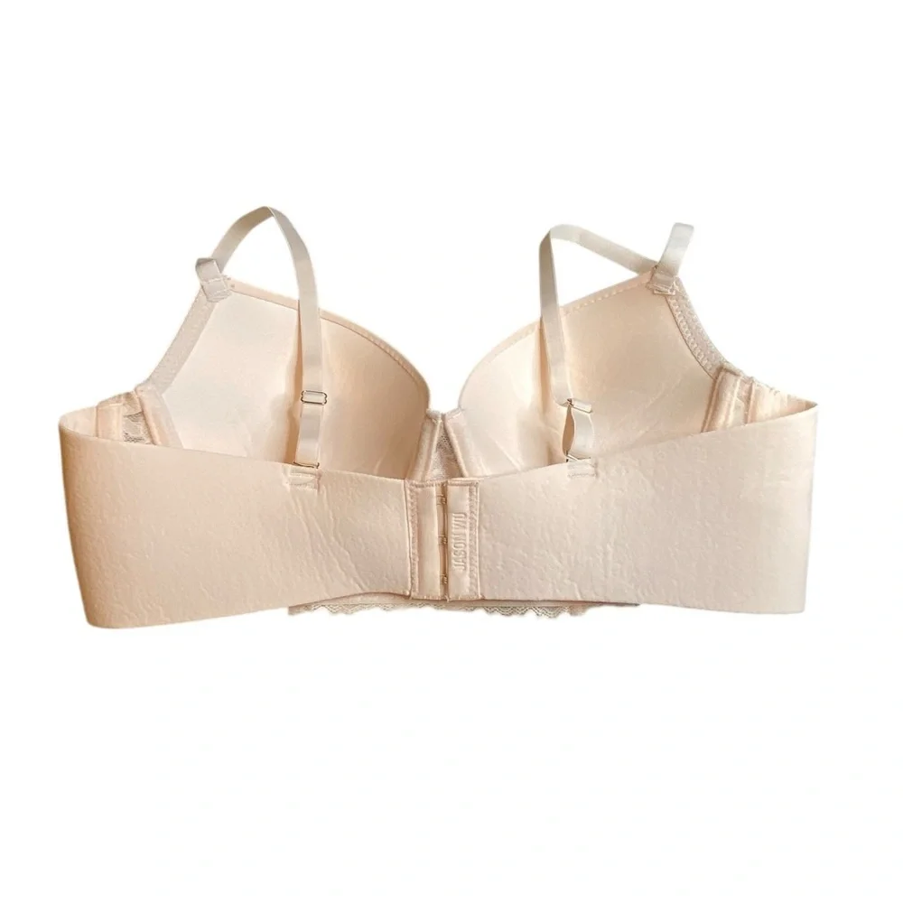 Jason Wu Blush Lace Underwire Adjustable Strap Demi bra women’s size 34B